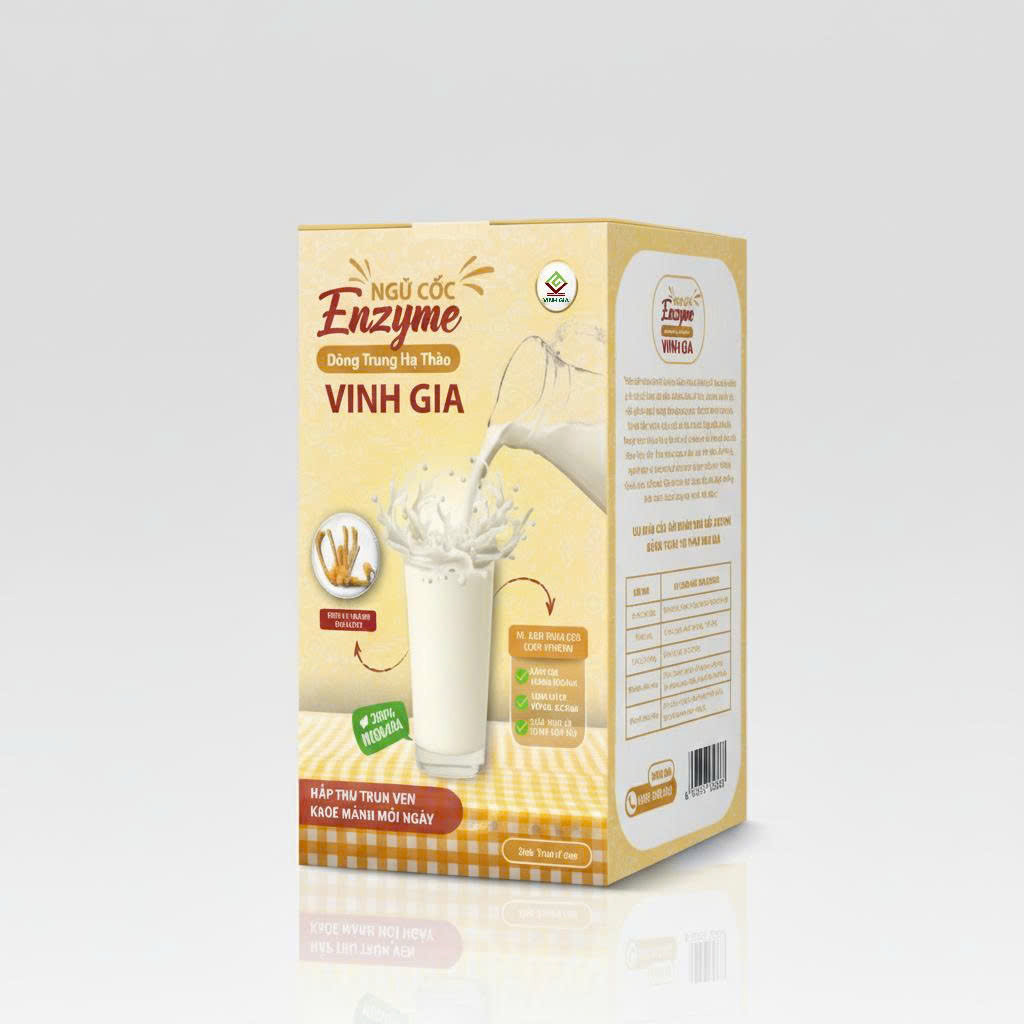 Ngũ cốc Enzyme Đông trùng hạ thảo Vinh Gia