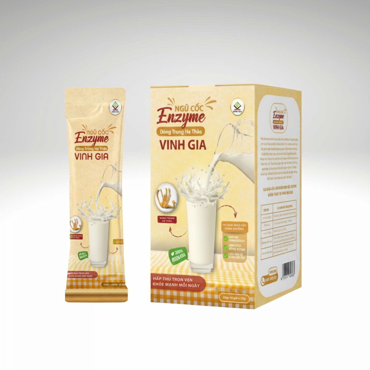 Ngũ cốc Enzyme Đông trùng hạ thảo Vinh Gia