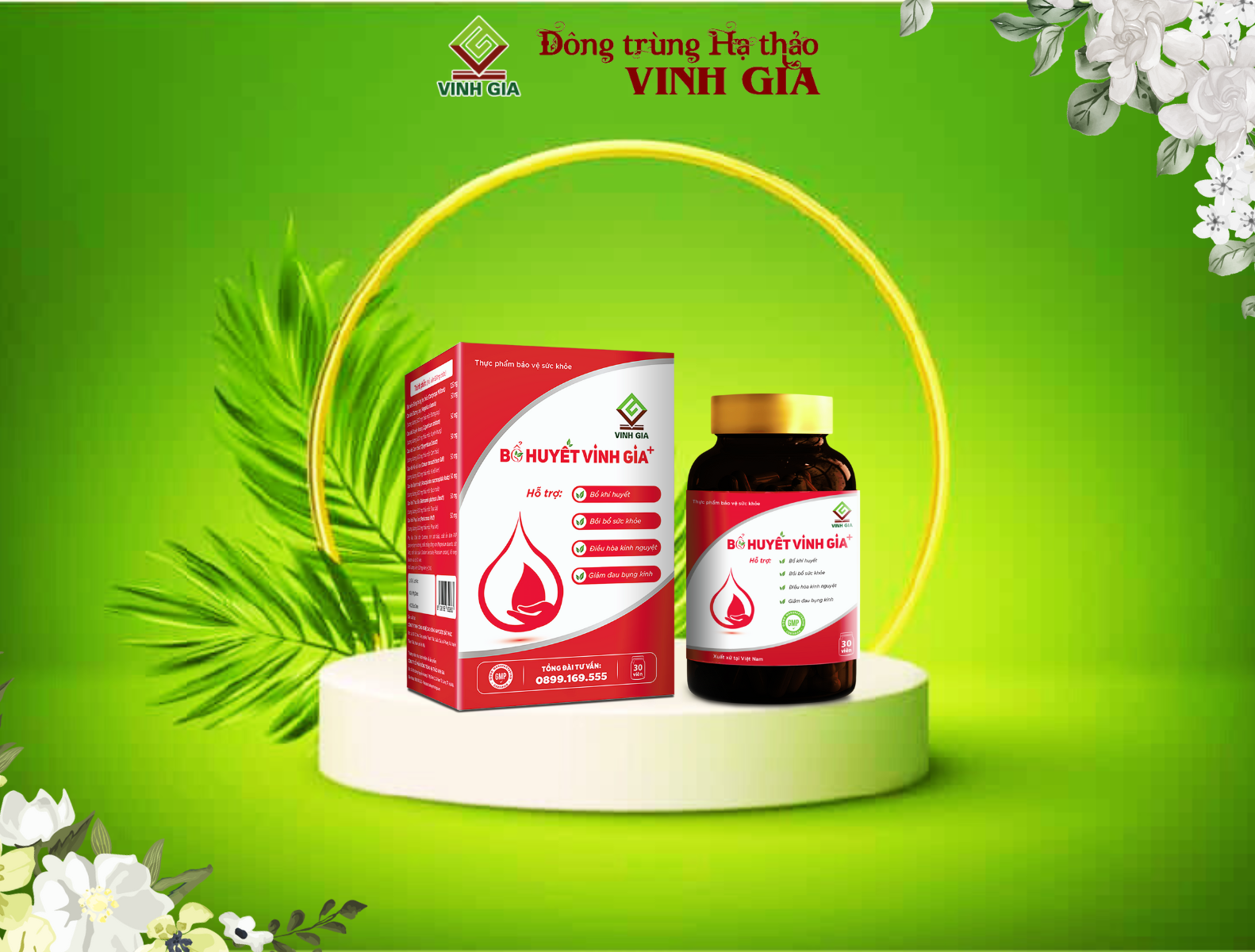 TPBVSK BỔ HUYẾT VINH GIA  - HỘP 30 VIÊN